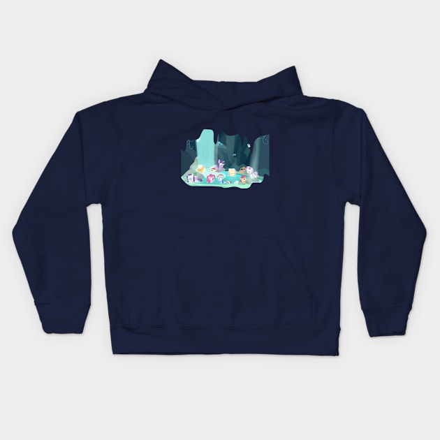 The Secret Cavern Kids Hoodie by judacris